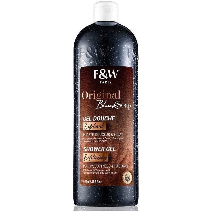 Fair & White - ORIGINAL - BLACK SOAP Exfoliating Shower Gel 940ml - gtworld.de