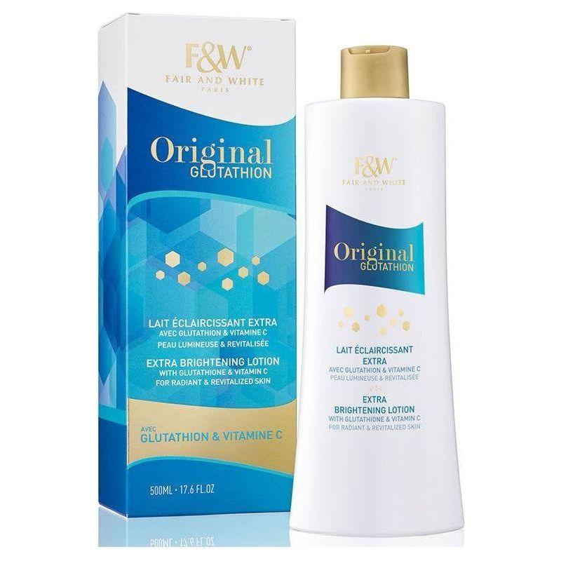 Fair & White Original Glutathion Extra Brightening Lotion 500ml - Gtworld.de