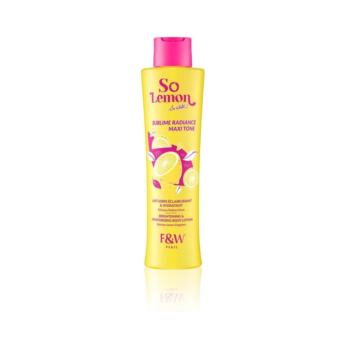 Fair & White - SO LEMON - Maxi tone radiance Brightening & Moisturizing body lotion 250ml - gtworld.de