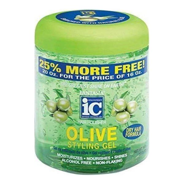 Fantasia Ic Hair Polisher Olive Styling Gel 567G - Gtworld.de