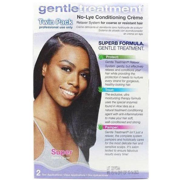 Gentle Treatment Super No - Lye Conditioning Creme Relaxer Sytem Twin Pak - Gtworld.de