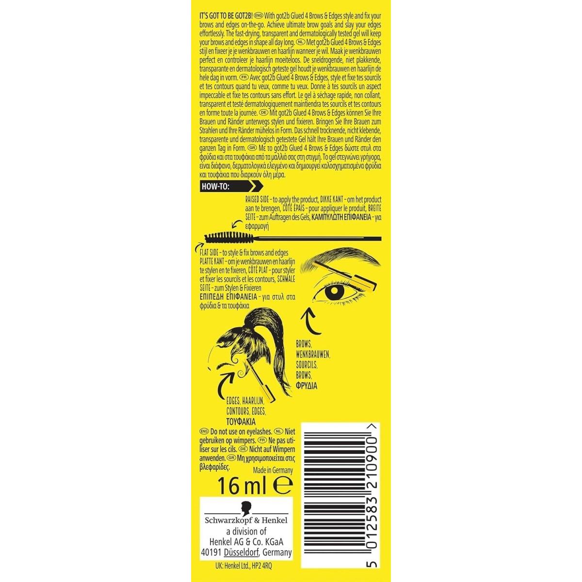 Got2b Glued for Brows & Edges 2 in 1 Wand Eyebrow Gel - gtworld.de