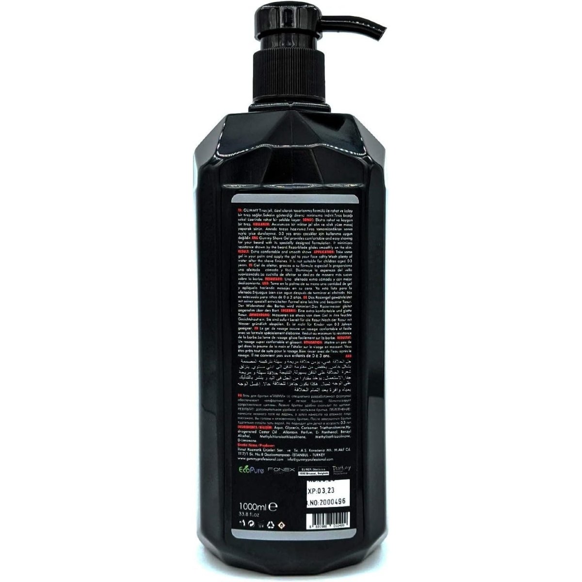 Gummy Shaving Gel Bloom 1000ml - gtworld.de