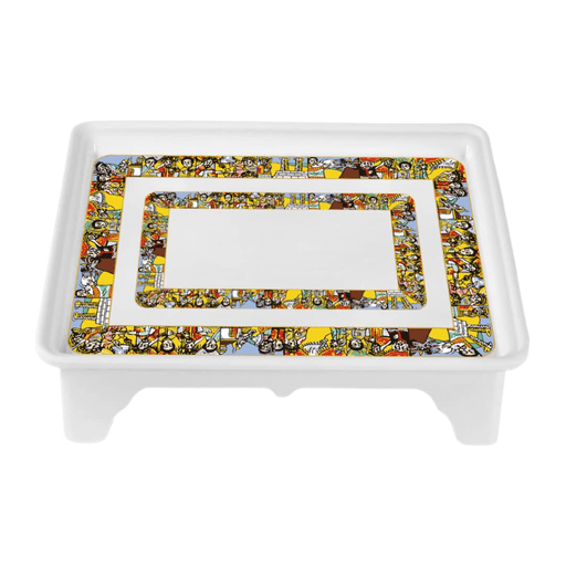 Habesha Shewhat Melamine coffee table Mid 601 37x28x5.8cm pattern/Illustration - gtworld.de