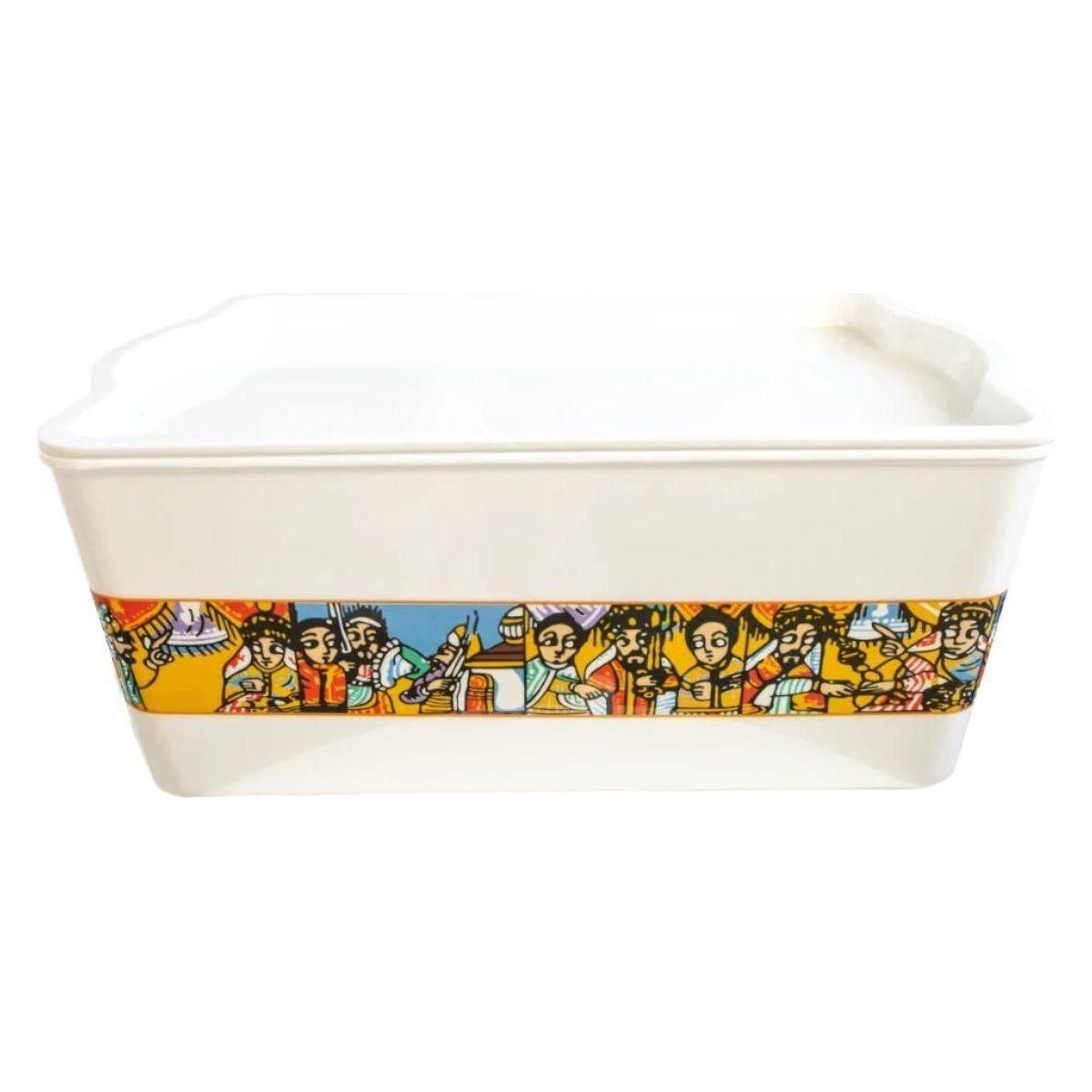 Habesha Shewhat Melamine rekebot 40x27x16cm pattern/illustration - gtworld.de