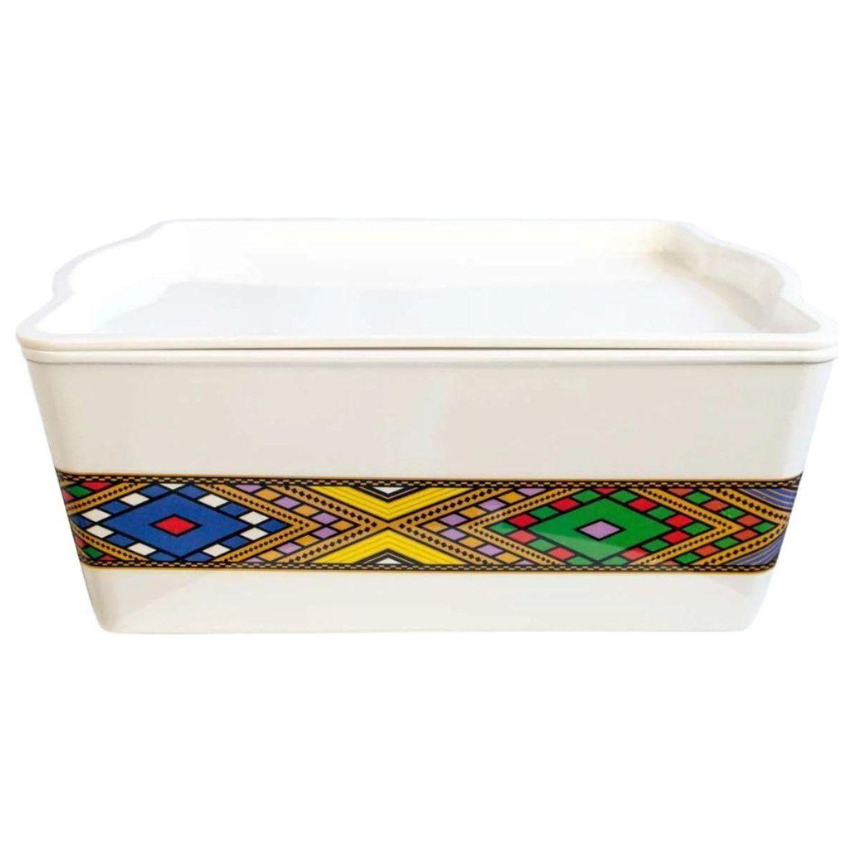 Habesha Shewhat Melamine rekebot 40x27x16cm pattern/illustration - gtworld.de