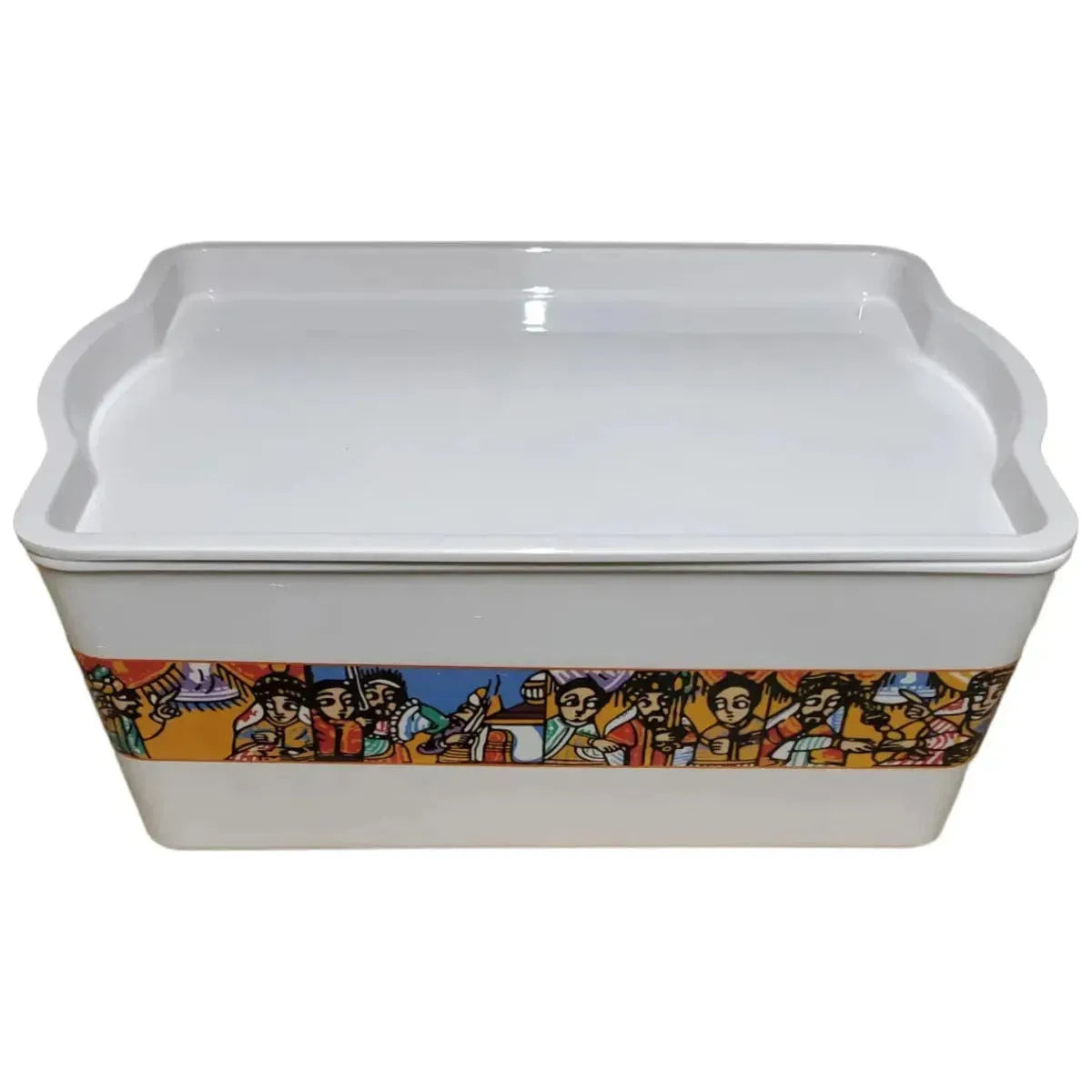 Habesha Shewhat Melamine rekebot 40x27x16cm pattern/illustration - gtworld.de