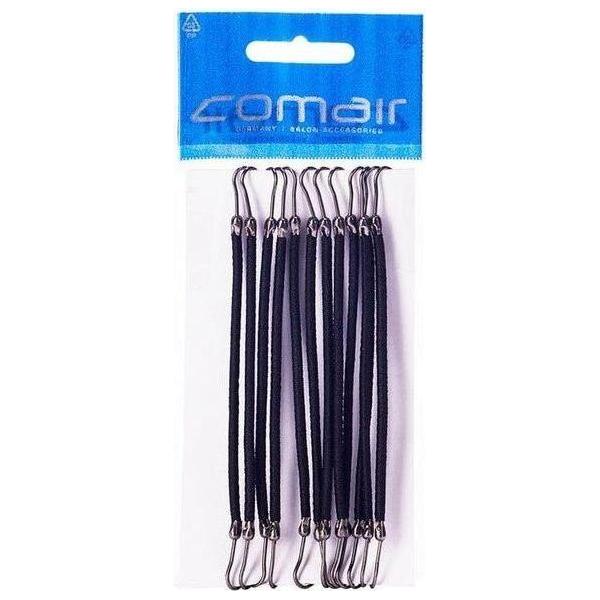 Hair Clip Comair Plastic Pack 12 Pcs Black 3150163 - Gtworld.de