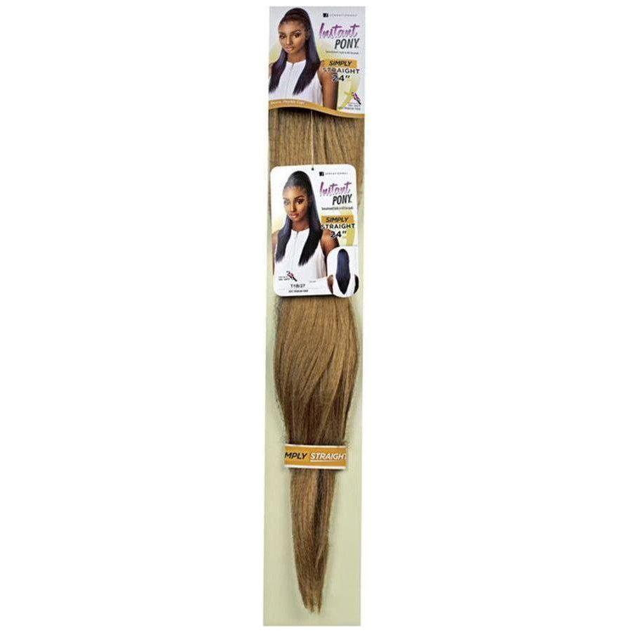 Instant Pony Simply Straight 24" Synthetic Hair - T1B/613 - Gtworld.de