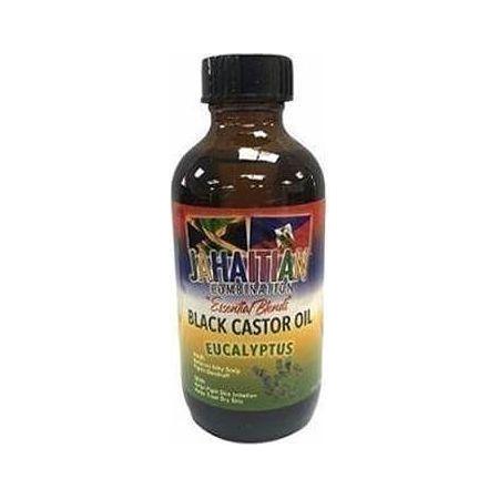 Jahaitian Essential Blend Black Castor Oil & Eucalyptus 4oz - Gtworld.de