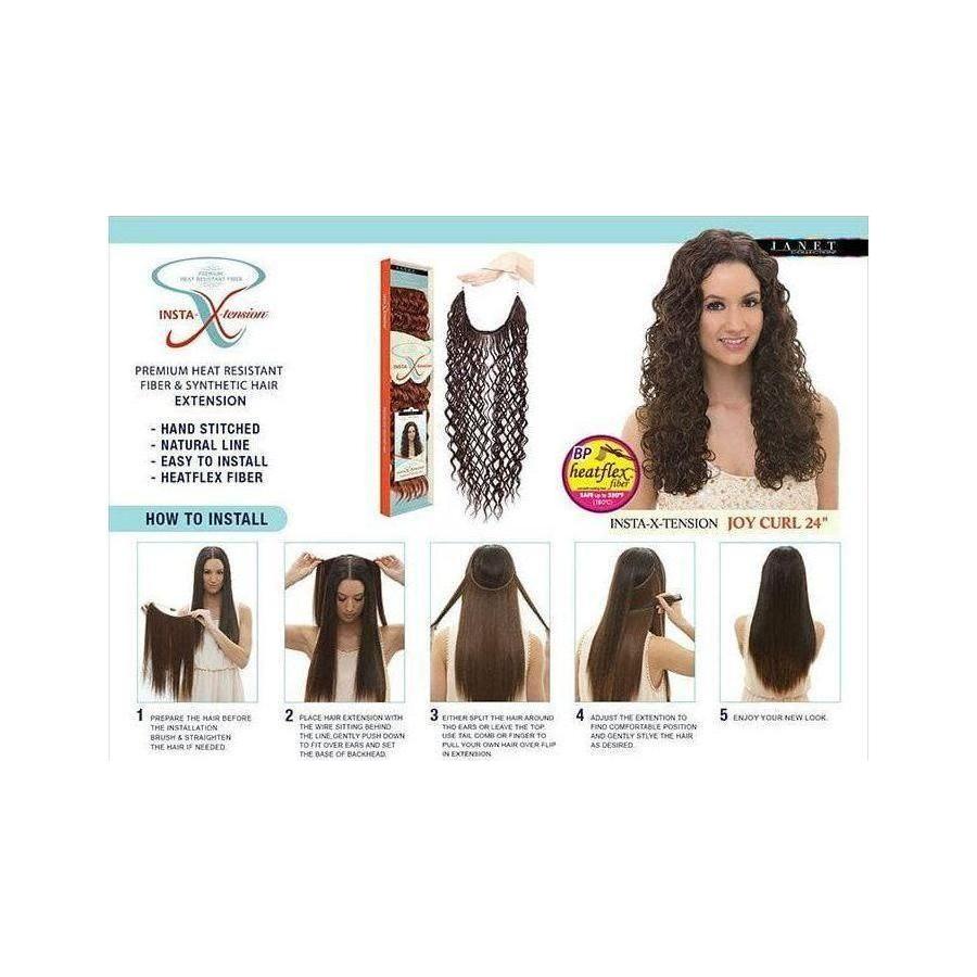 Janet Collection Insta - X - tension Joy Curl 24" Synthetic Hair - Gtworld.de