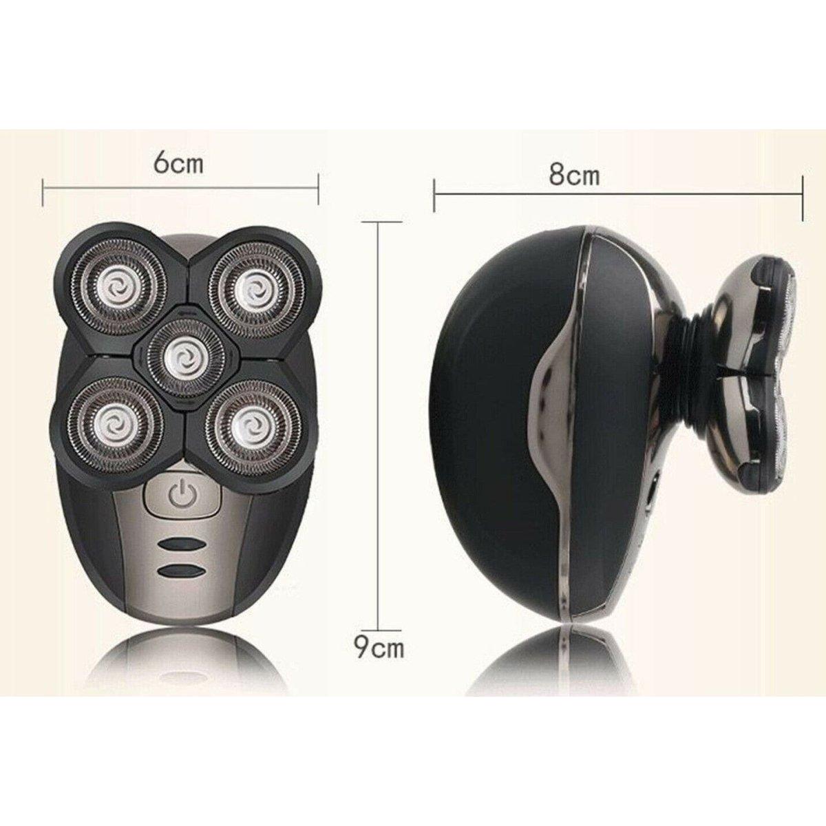 JINDING Electric Head Shaver for Men 5 in 1 Silver - Gtworld.de