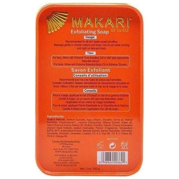 MAKARI Extreme Argan & Carrot Oil Exfoliating Soap 200g - Gtworld.de