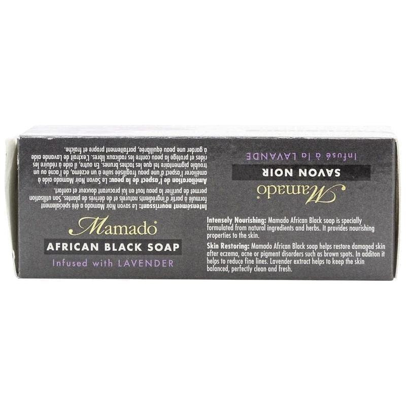 Mamado African Black Soap Infused with Lavender 200g - gtworld.de