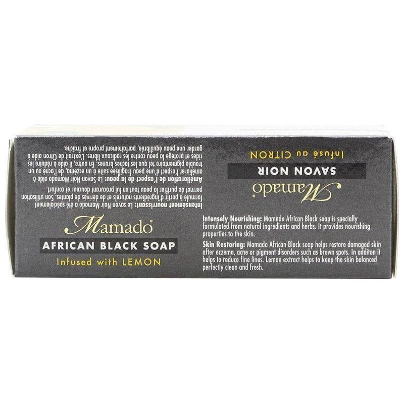 Mamado African Black Soap Infused with Lemon 200g - gtworld.de