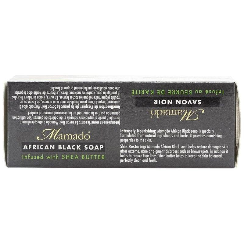 Mamado African Black Soap Infused with Shea Butter 200g - gtworld.de