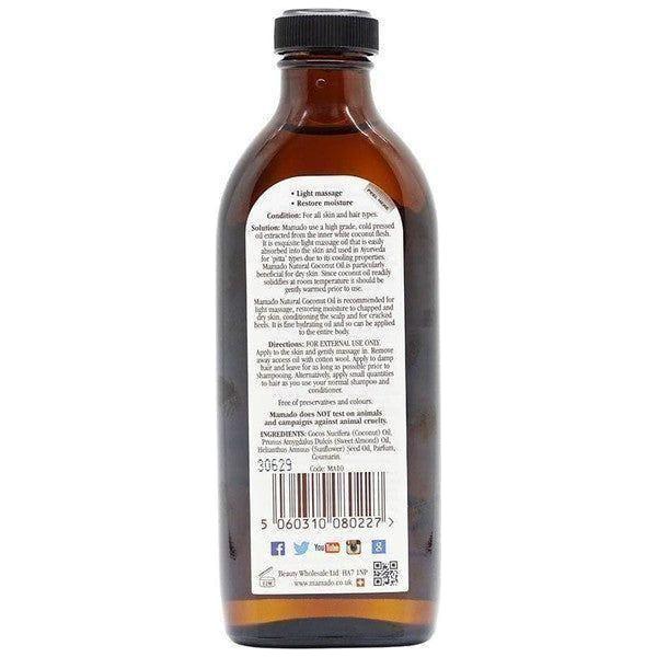 Mamado Natural Coconut Oil 150ml - gtworld.de