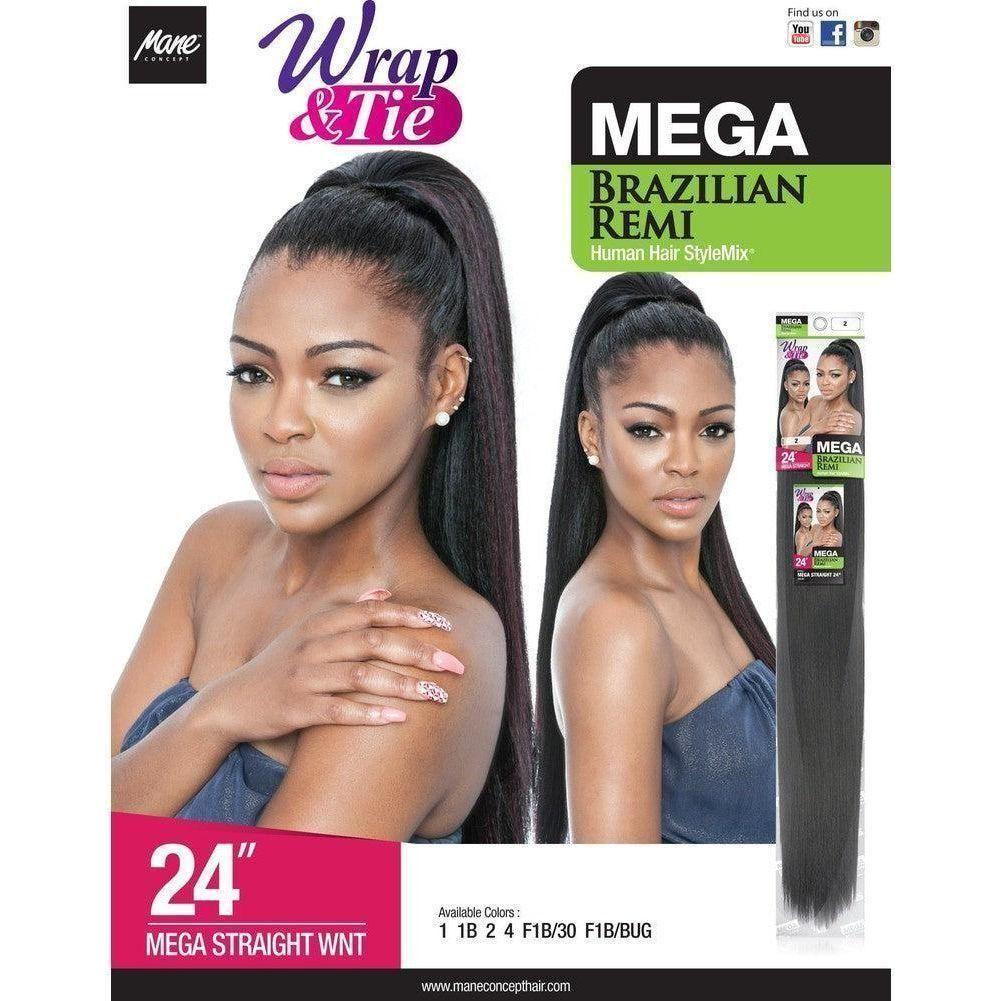 Mega Brazilian Wrap - N Mega Straight Wint 24" - Human Hair - Gtworld.de