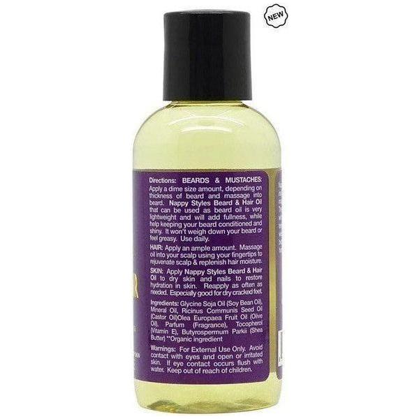 Nappy Styles Beard & Hair Oil 118ml - Gtworld.de
