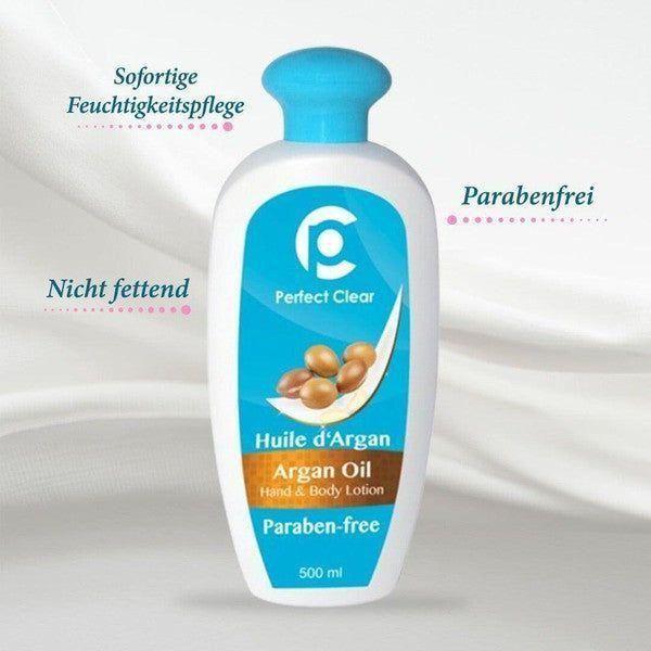 Perfect Clear Argan Oil Hand & Body Lotion, Paraben free 500ml - Gtworld.de