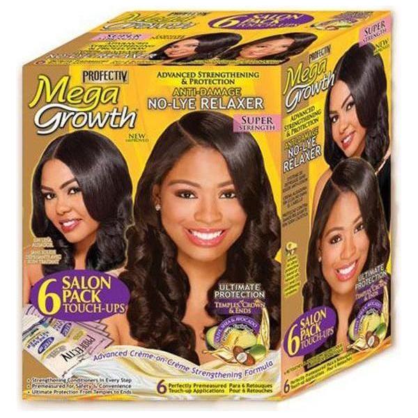 Profectiv Mega Growth No Lye Relaxer 6 Salon Pack Touch - Up Super - Gtworld.de