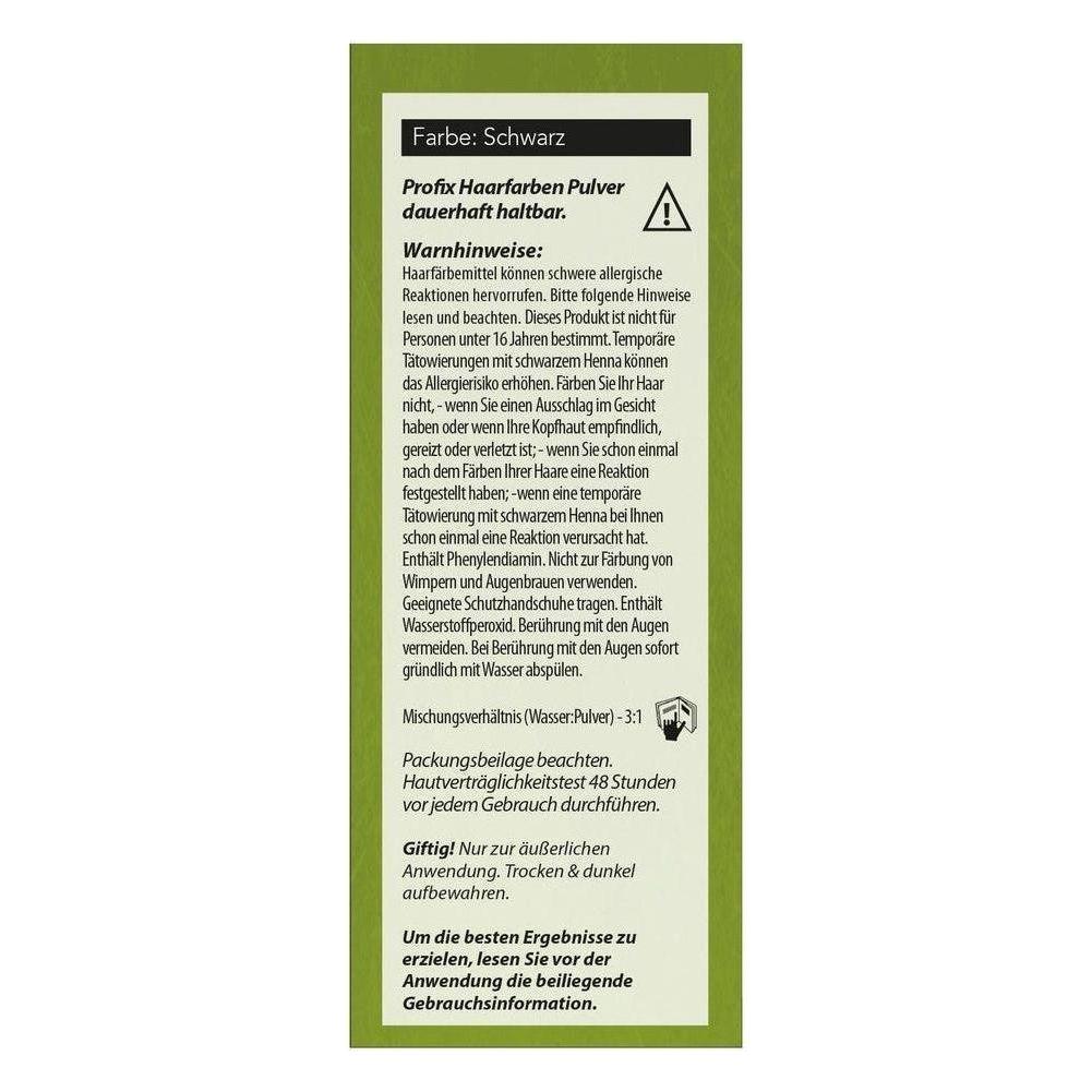 Profix Organics Henna Permanent Powder Hair Colour 60g - Gtworld.de