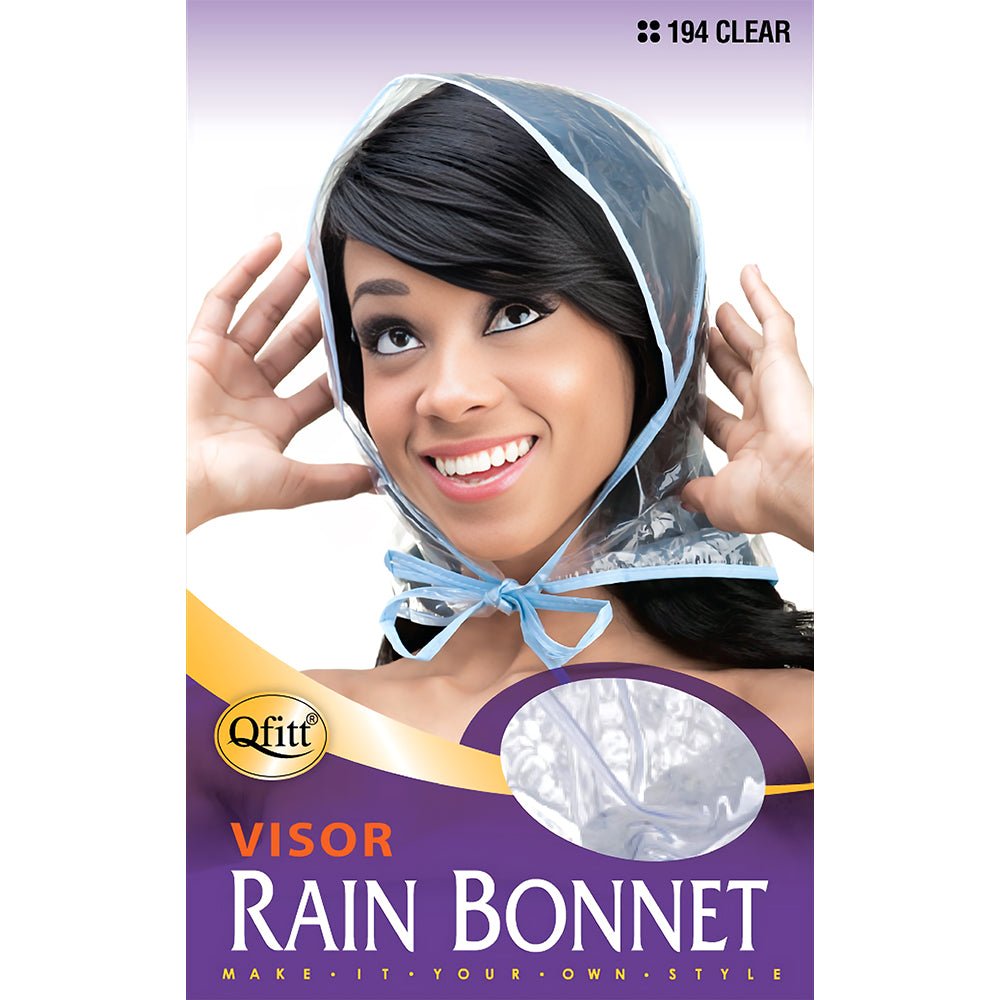 Qfitt Large Rain Bonnet - Clear - gtworld.de