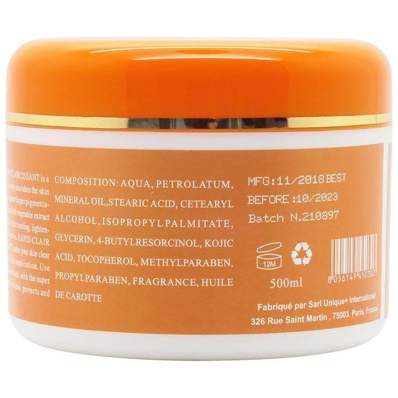 Rapid Clair Körpercreme Carrot 500ml - Gtworld.de