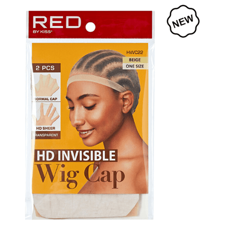 Red By Kiss HD Invisible Stocking Wig Cap 2pcs - Gtworld.de