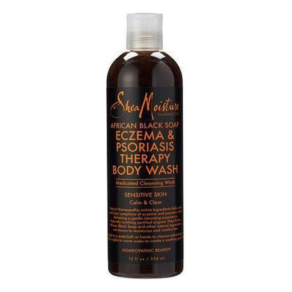 Shea Moisture African Black Soap Eczema & Psoriasis Therapy Body Wash 354ml - gtworld.de