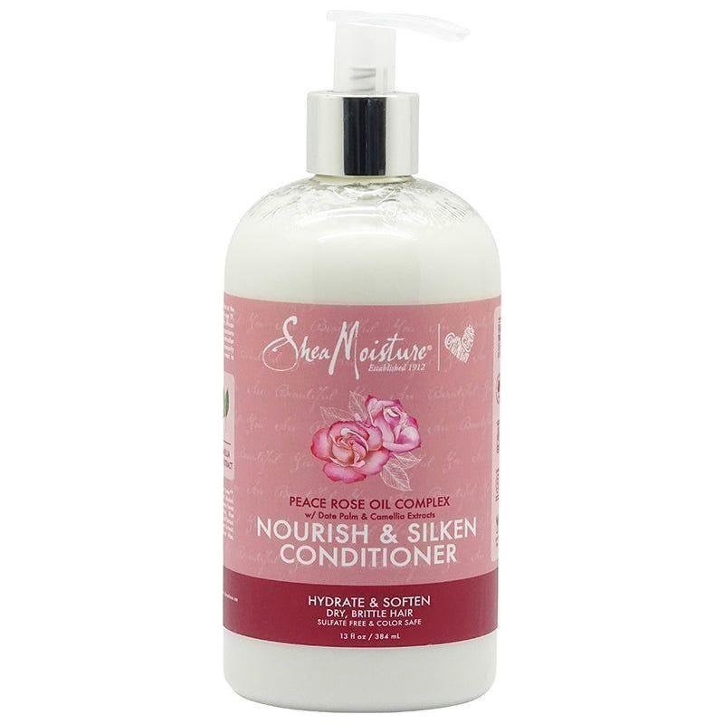 Shea Moisture Peace Rose Oil Complex Nourish & Silken Conditioner 384ml - gtworld.de