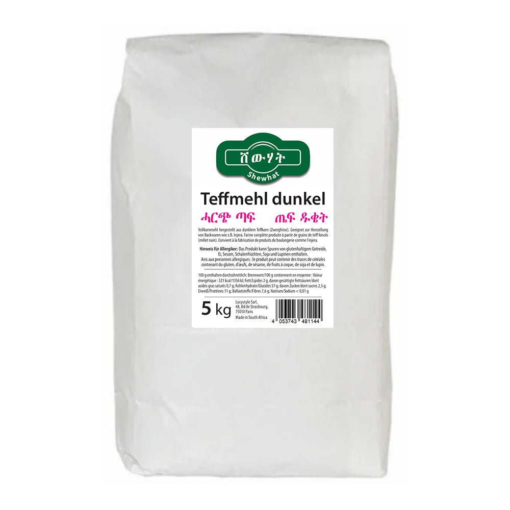 Shewhat Food Dark Teffmehl ET 5KG - gtworld.de