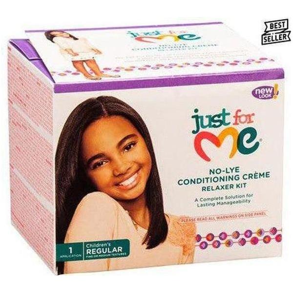 Soft and beautiful just for me! No - Lye Conditioning Creme Relaxer Kit Regular - Gtworld.de