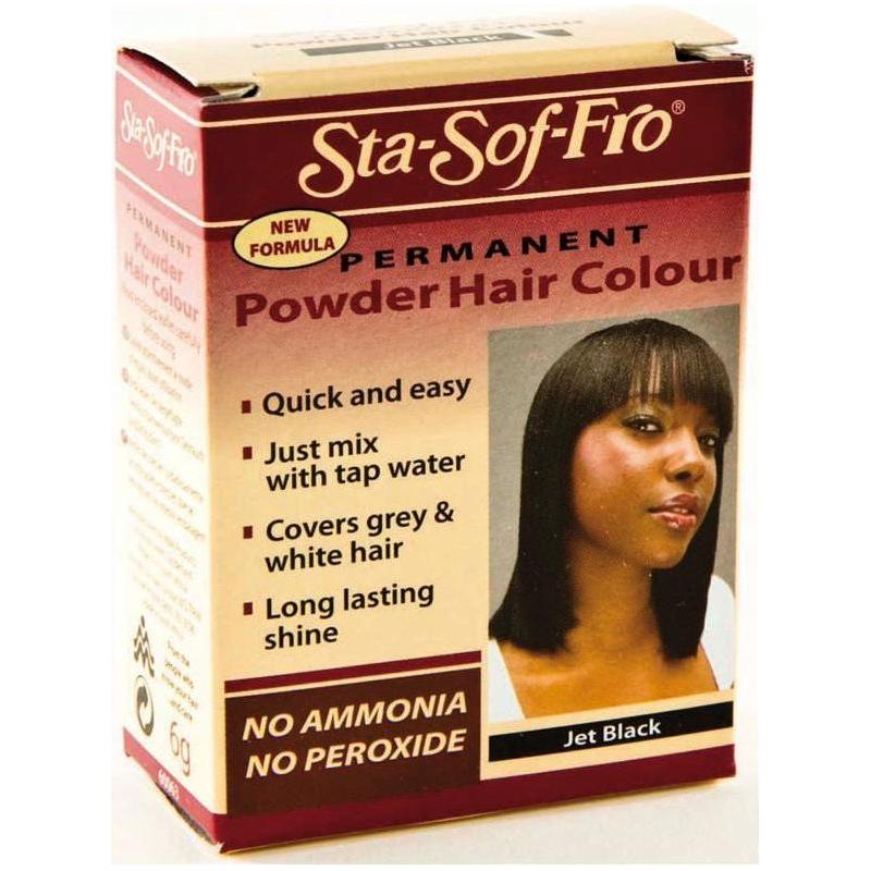 Sta - Sof - Fro Powder Hair Dye Jet Black 60063 - gtworld.de