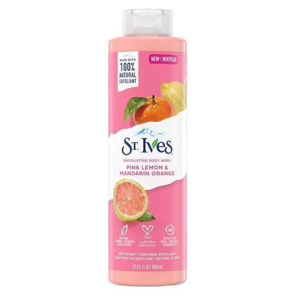 St.Ives Exfoliating Body Wash Pink Lemon & Mandarin Orange 22 Oz - Gtworld.de