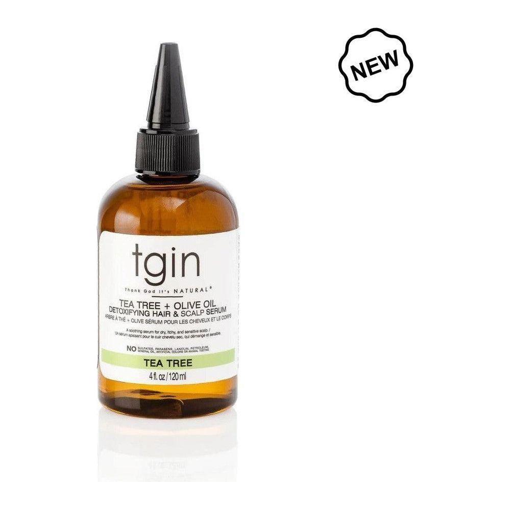 Tgin Tea Tree + Olive Oil Detoxifying Hair & Scalp Serum 4oz - Gtworld.de
