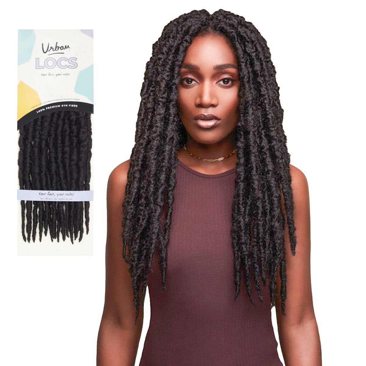 Urban Locs Braid - Rebel Kink Jumbo Locs 19" - gtworld.de