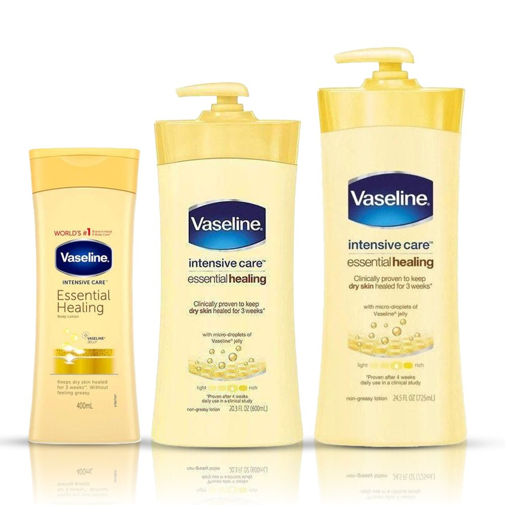 Vaseline Intensive Care Essential Healing Lotion 600ml/400ml/725ml - gtworld.de