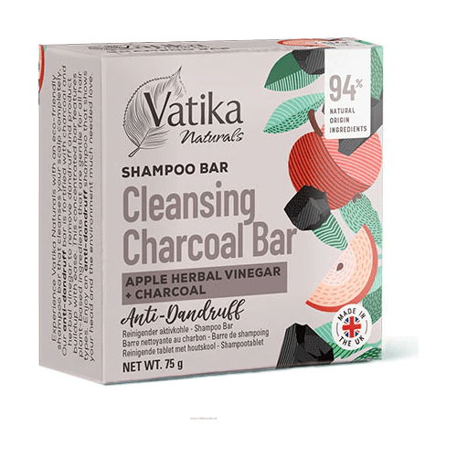 Vatika Naturals Anti - dandruff Cleansing Charcoal Shampoo Bar 75g - gtworld.de
