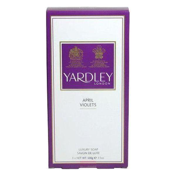 Yardley April Violets Luxury Soap 3X100G - gtworld.de