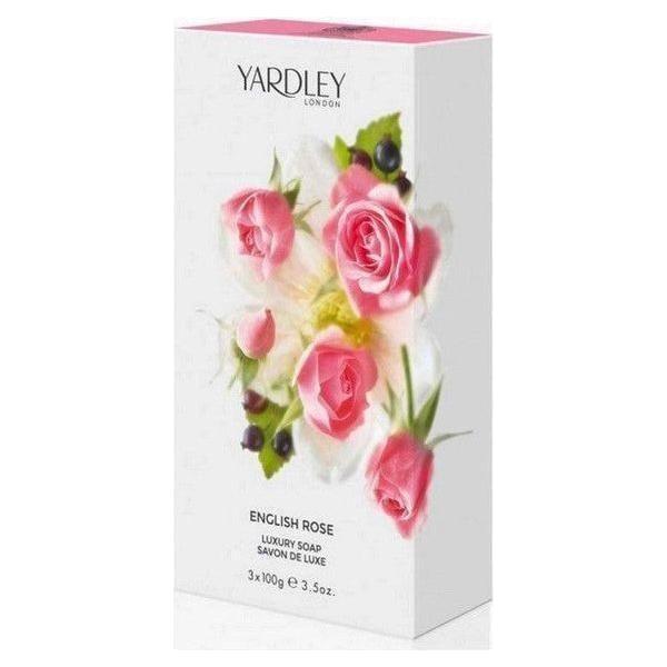 Yardley English Rose Luxury Soap 3 x 100g - gtworld.de