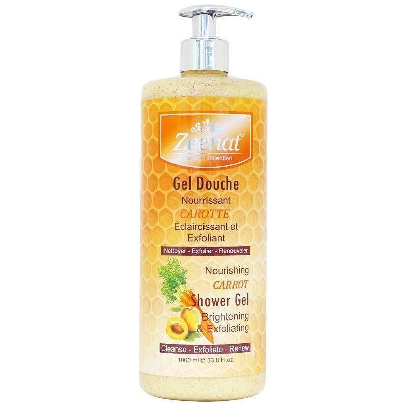Zeenat Carrot Shower Gel Brightening & Exfoliating 1000ml - gtworld.de