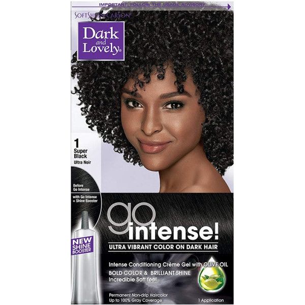 Dark and Lovely Soft Sheen-Carson Go Intense Ultra Vibrant Color On Dark Hair