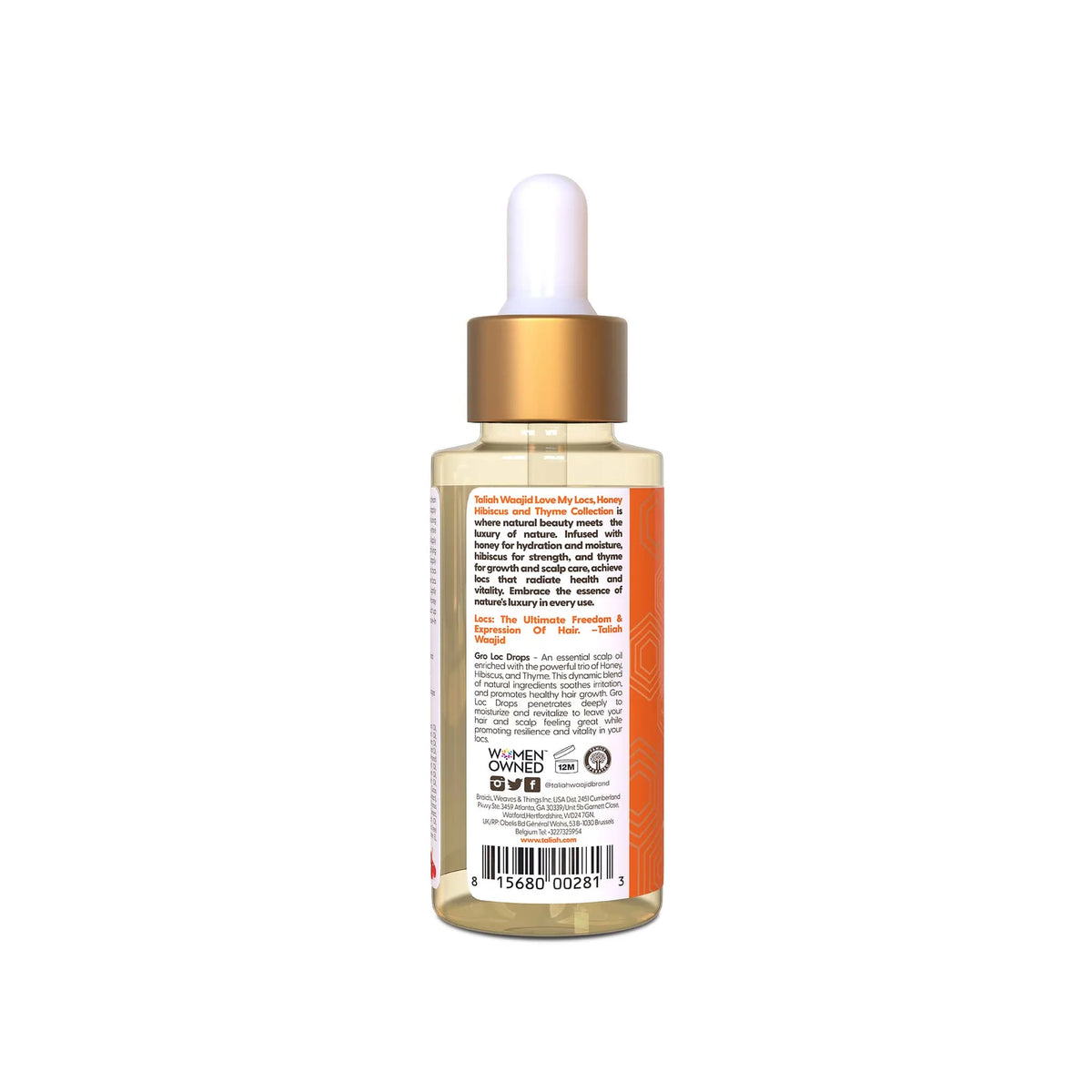 Taliah Waajid Love My Loc Drop Gro enrichement Oil 2oz