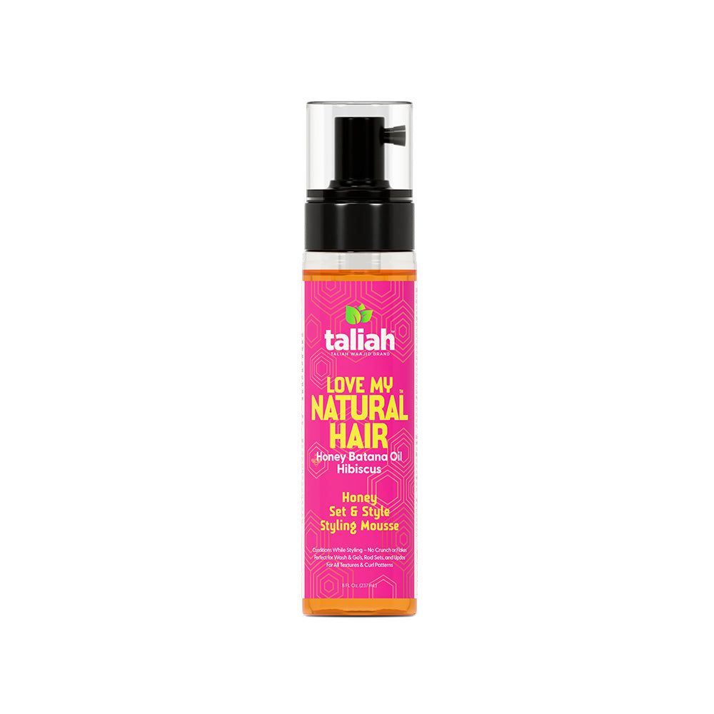 Taliah Waajid Love My Natural Hair Honey Set &amp; Style Styling Mousse 8oz