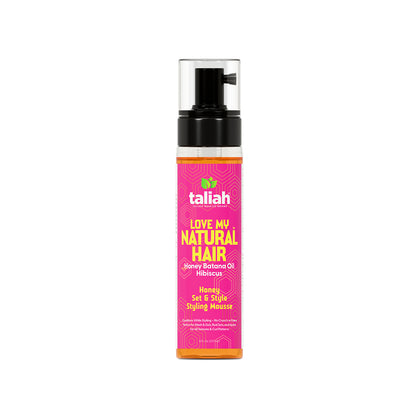 Taliah Waajid Love My Natural Hair Honey Set &amp; Style Styling Mousse 8oz