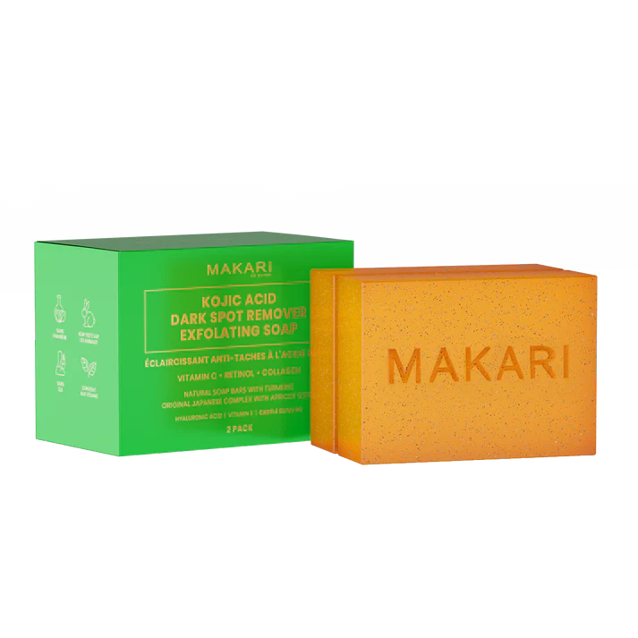 Makari Kojic Acid Dark Spot Remover Soap (pack of 2)