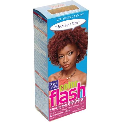 Dark and Lovely Soft Sheen-Carson Color Flash Vibrant Color Mousse 1.76 oz