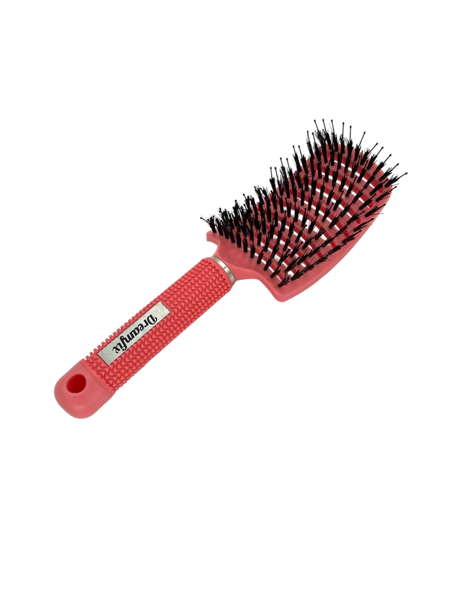 Dreamfix Vent Hair Brush w/Nylon &amp; Boar Bristle Pink