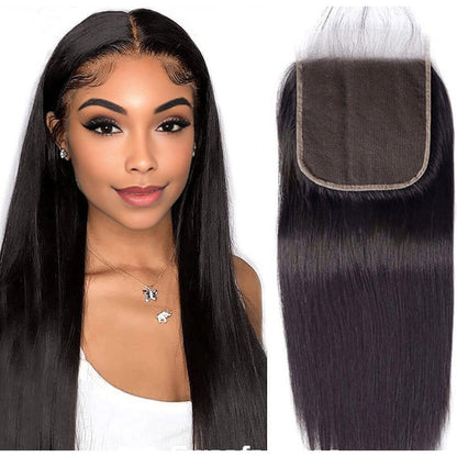 4*4 Lace Closure Straight 12&quot; - Natural Color - Gtworld.de